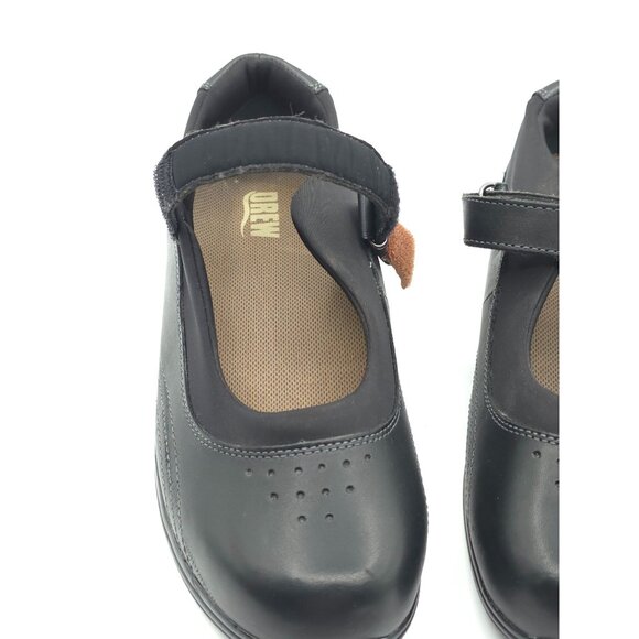 Drew Women's Black Leather Mary Jane Shoes Size 8.5WW - Picture 9 of 10